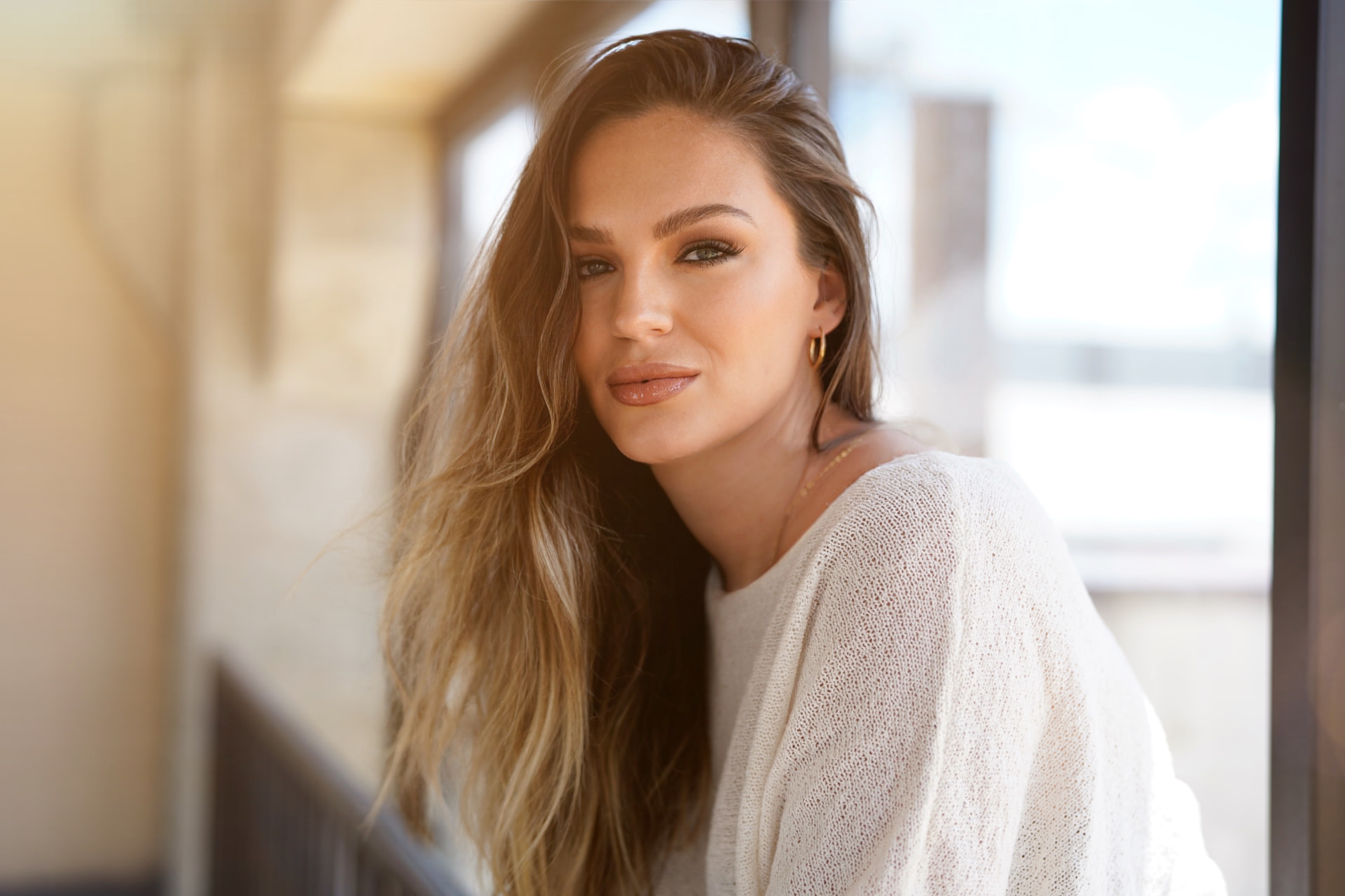 Kensington Moore photographed in warm natural light